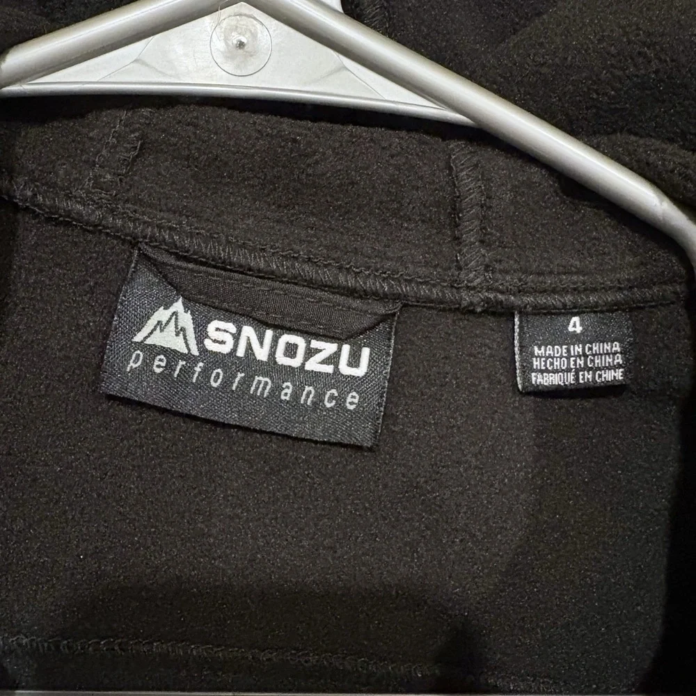 NWT Toddler Boy's Snozu Black Performance Jacket Size 4T‎ Winter Coat Hooded